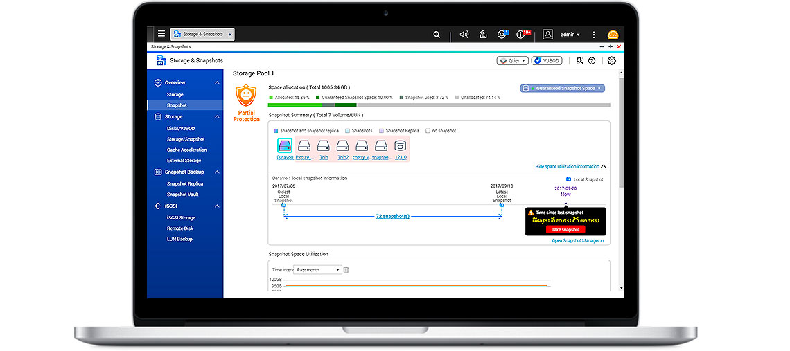 Proteção de dados com os snapshots contra ransomware